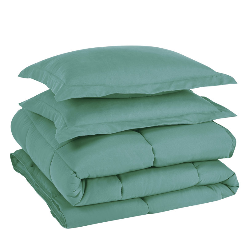 Granite Green Oversized King Microfiber Comforter Set