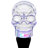 9" LED Transparent Multi-Function Halloween Skull Light