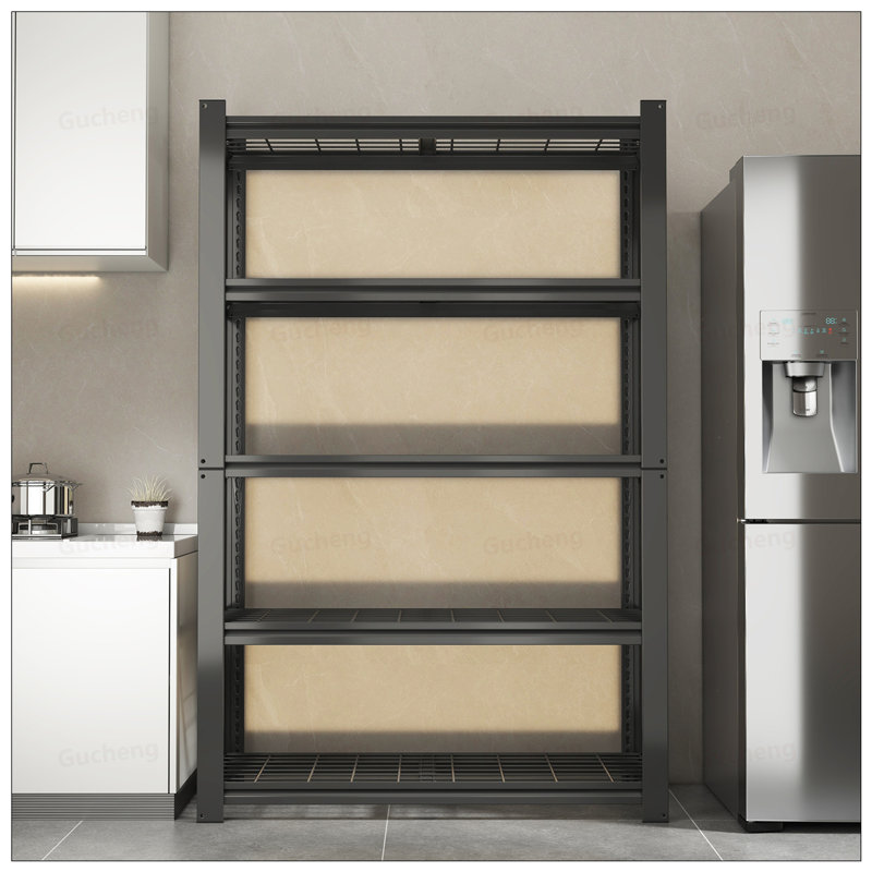 Étagère ajustable en maille métallique robuste à 5 niveaux pour un rangement et une organisation de grande capacité