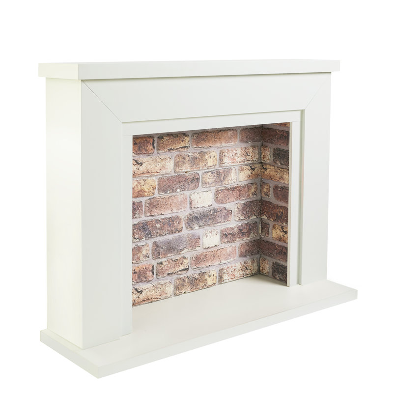 Farlington Fireplace Surround, White, Trad
