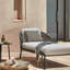 Chaise longue d'extérieur en tissu Durable