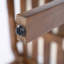 Chaise de salle à manger en bois pour l'extérieur (ensemble de 2)