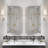 Recessed Or Surface Wall Mount Bathroom Medicine Cabinet With Adjustable Glass Shelves-126374941-126374935