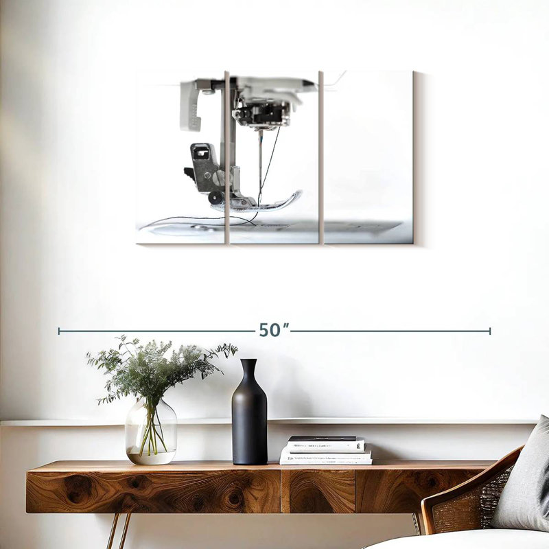 Senne Sewing Machine Close-Up, 20" H x 33" W