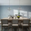 Lustre classique à 3 lumières de style bougie avec détails en cristal Maines-109342781