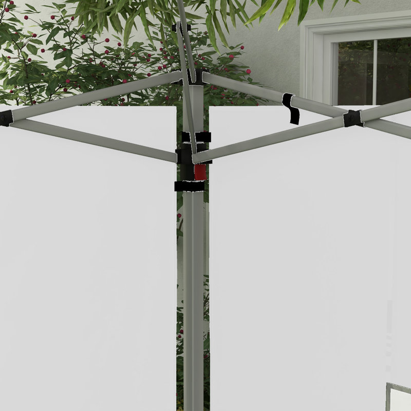 Bucherie Dakota Fields Plastic Side Wall for Canopy, White