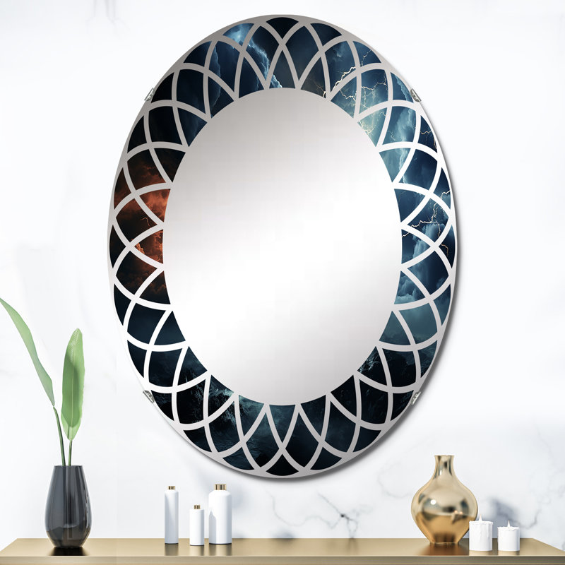 Miroir mural Stephensville - Paysages ovales, 36 po x 24 po