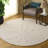 Abstract Hand Tufted Wool; Cotton Abstract Indoor Rug-830621075
