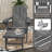 Hdpe Folding Adirondack Chair With Ottoman-2017812406