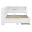 Lit de jour en bois avec 2 tiroirs, tablette et ports de chargement USB-99837538-99837539
