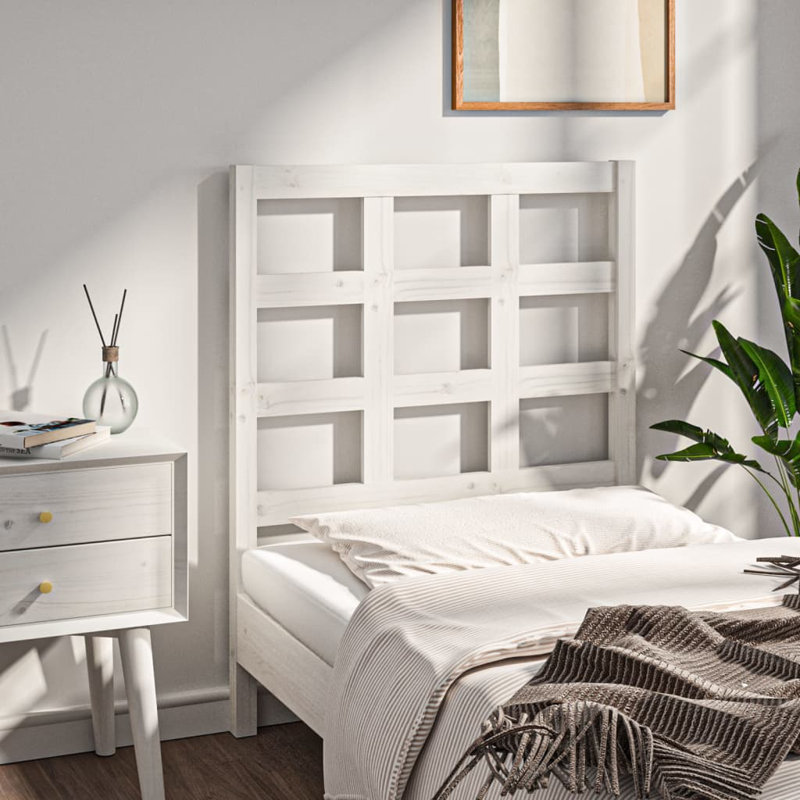 Mendota Solid Wood Headboard, White, Small Single (2'6)