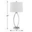 Lampe de table argent 26 "avec sortie Dream collection
