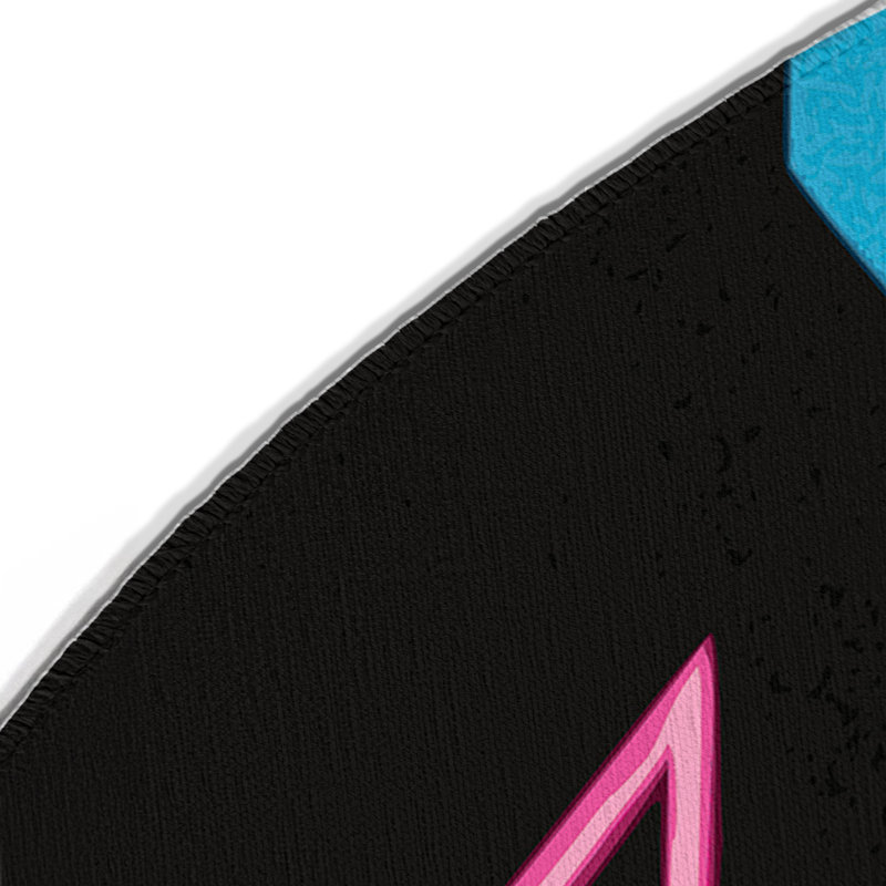 Tapis intérieur et extérieur Neon Apex, Rond 5 pi