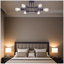 Plafonnier semi-encastré 6 lumières Spoutnik moderne-370957335
