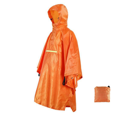 woman Polyester poncho Woman Integrated Storage System Cloak Raincoat Adult Outdoor Hiking Polyester Raincoat