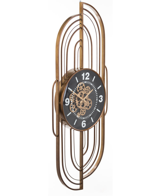 Akan Metal Wall Clock