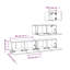 Korting Unfinished TV Stand for TVs up to 65"-850791519