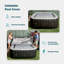 3-Piece Cec Insulation Set For Inflatable Hot Tub, Suit For Square Inflatable Spa, Outdoor Spa Inflatable Cover Square Top Lid, Insulation Cover, Hot Tub Mat-1247262286