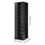 Solid Wood 163.6 cm H Media Shelves