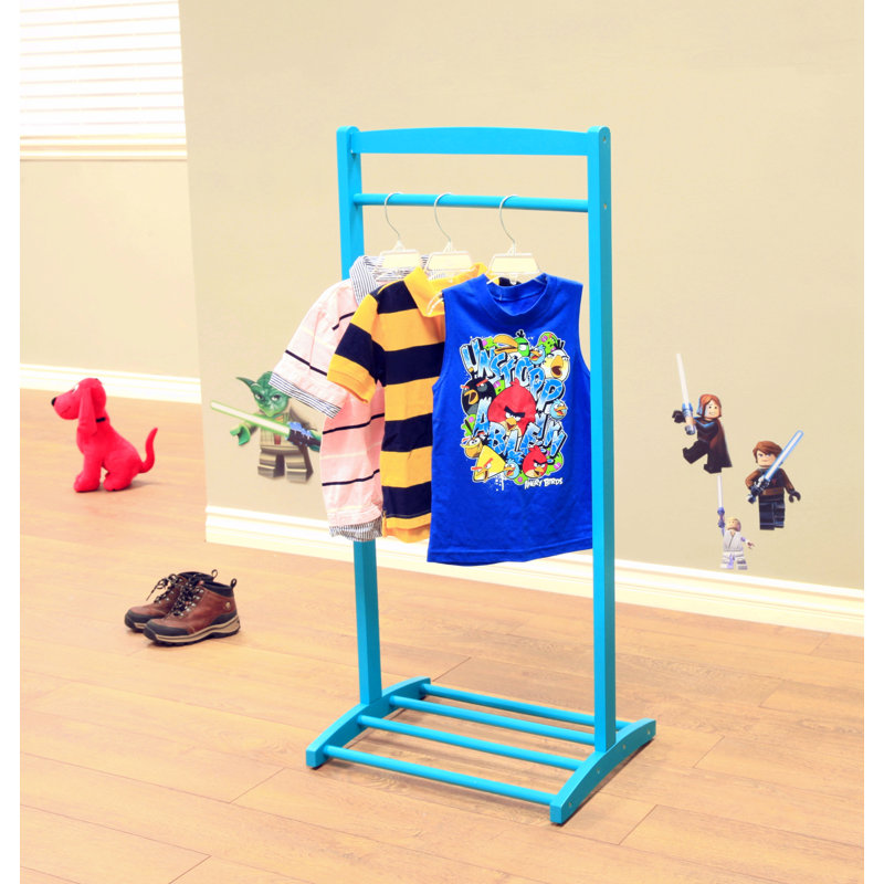 Eliphalet Adjustable Freestanding Clothing Racks, Blue