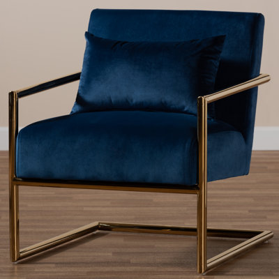 Kynzley Velvet Armchair
