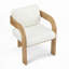 Fauteuil avec cadre en bois massif-376240905-376240901
