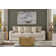 Mornimont 94'' Upholstered Sofa with Comfort Coil Seating and 5 Included Accent Pillows