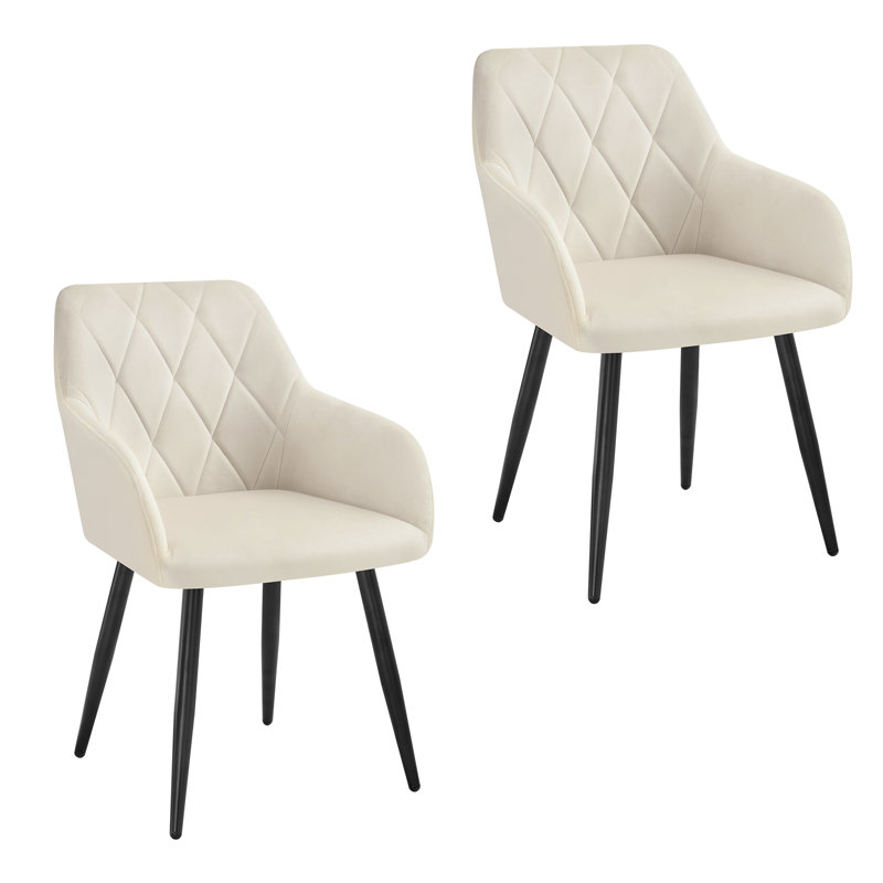 Alvion Upholstered Dining Chair, White