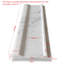 Carrara White Marble 4X12 Plaza Trim Molding Honed