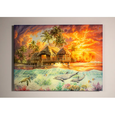 Weekend in Paradise 18x24 Fully Illuminated ColorChange LED Print