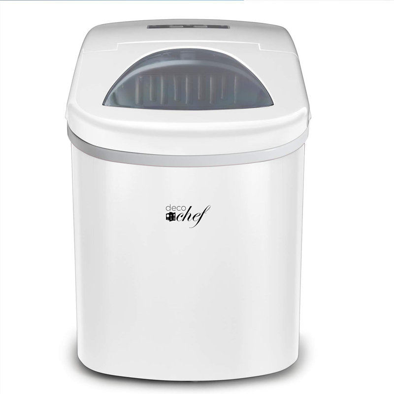 Deco Chef Compact Electric 26 lb. Daily Production Portable Clear Ice Maker, Black