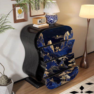 French living room home storage decor cabinet