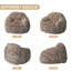 soft faux fur beanbag chair – Foam-padded lounge sofa – With armrests and washable cover – Ideal for bedroom, living room, reading, gaming , 94×96×65cm-1605458703