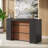 Kyeron 63'' Reception Desk with Led Lights Sturdy Base-2119991646