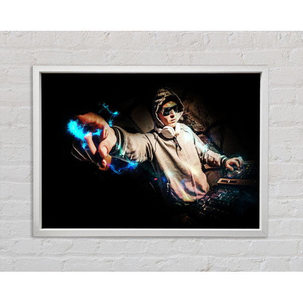 Ebern Designs Electric DJ - Single Picture Frame Art Prints on Canvas ...
