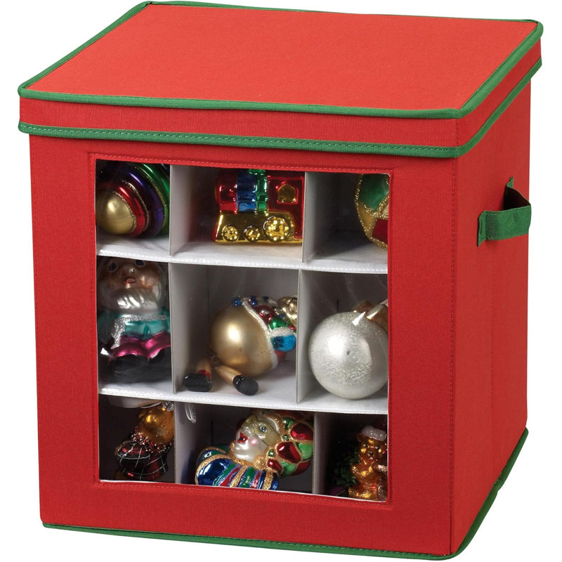 Articles ménagers essentiels 27 pièces Boîte de rangement pour ornements