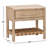 Colleen 1-Drawer Solid and Manufactured Wood Nightstand with Open Shelf-1847001595