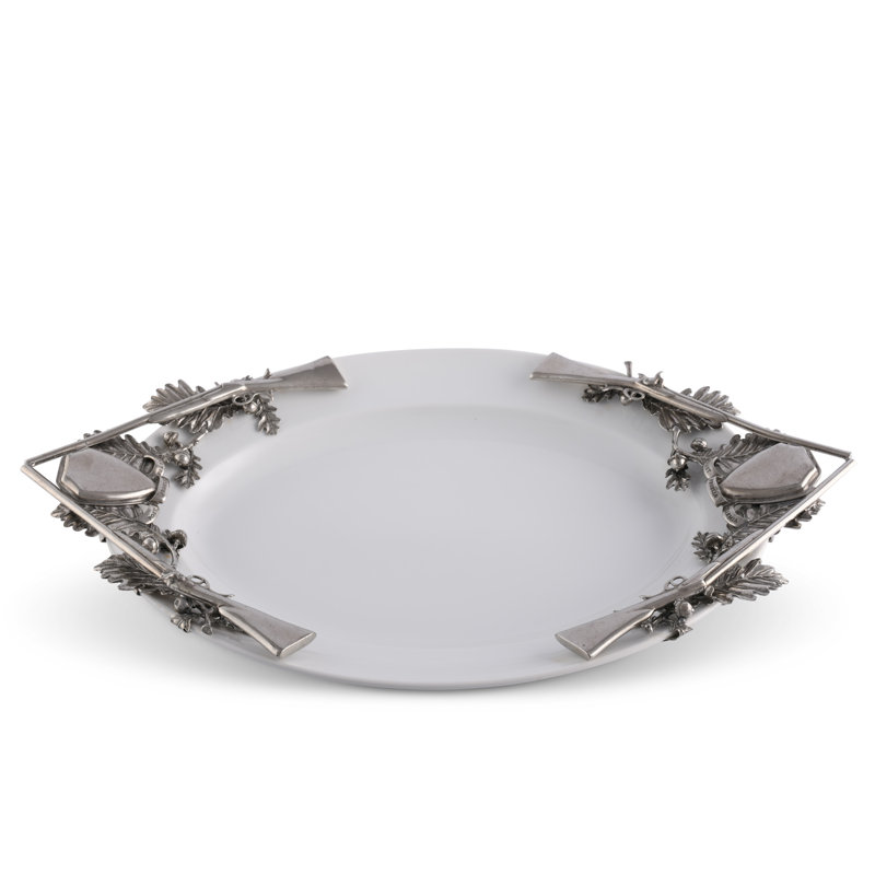 Morning Hunt Metal Decorative Tray