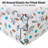HLC.ME Astronaut Space Printed Kids Bed Sheets - 4 Piece Patterned Bed Sheet Set - Wrinkle Resistant & Ultra Soft - Fits Mattresses up to 15 Inches Deep - Full-123227522-123227530