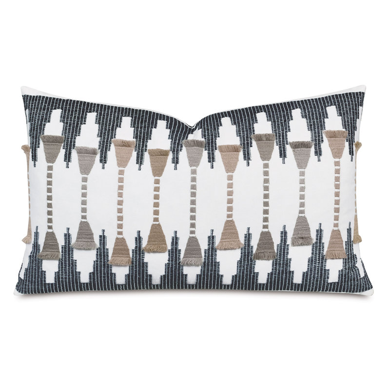 Housse et insert de coussin rectangulaire Amani, Taupe Amani, H 13 po x l 22 po