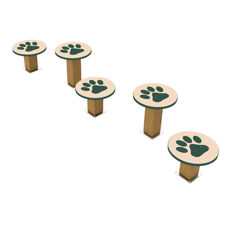 Ensemble de 5 pattes de marche recyclées Bark Park