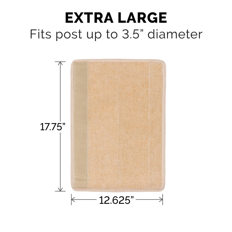 Replacement Scratching Post Cover Carpet, Cream, X-Large