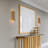 Baragrey Alicea Iron Metal Flush Mounted Sconce