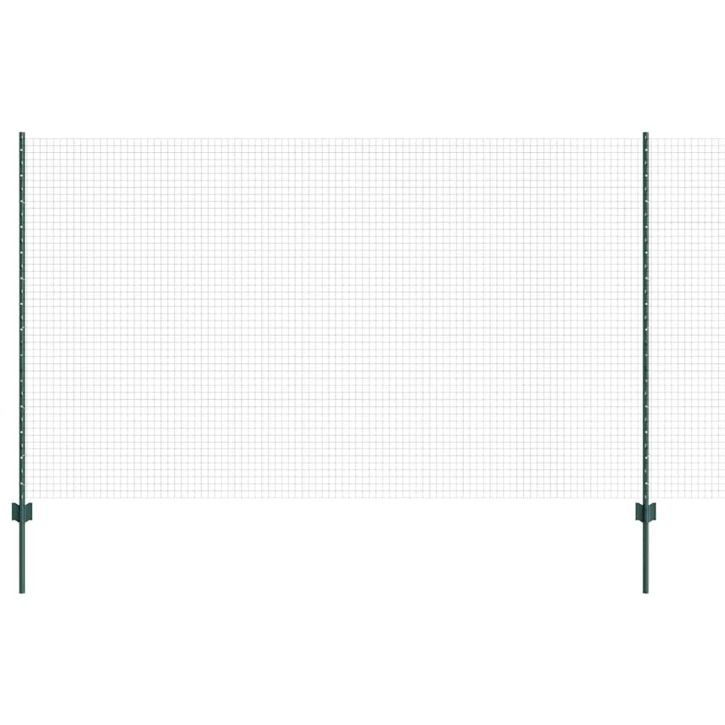 Vidaxl Fence With Posts Steel
