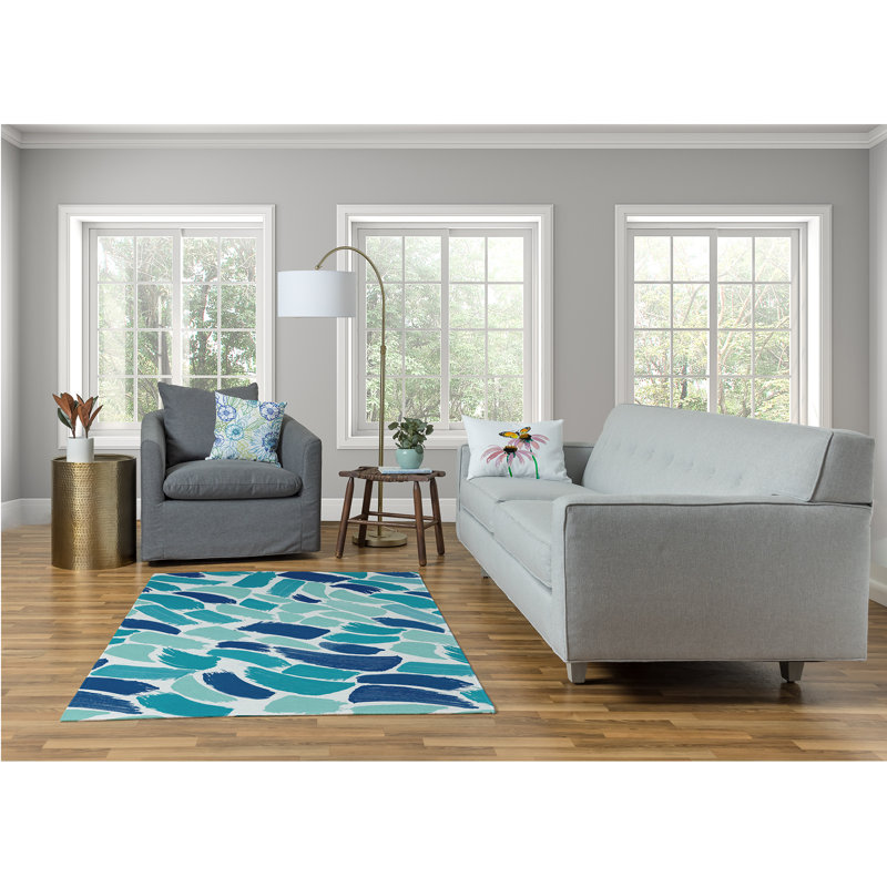 Chenille Abstract Indoor Rug, Rectangle 8' x 10'