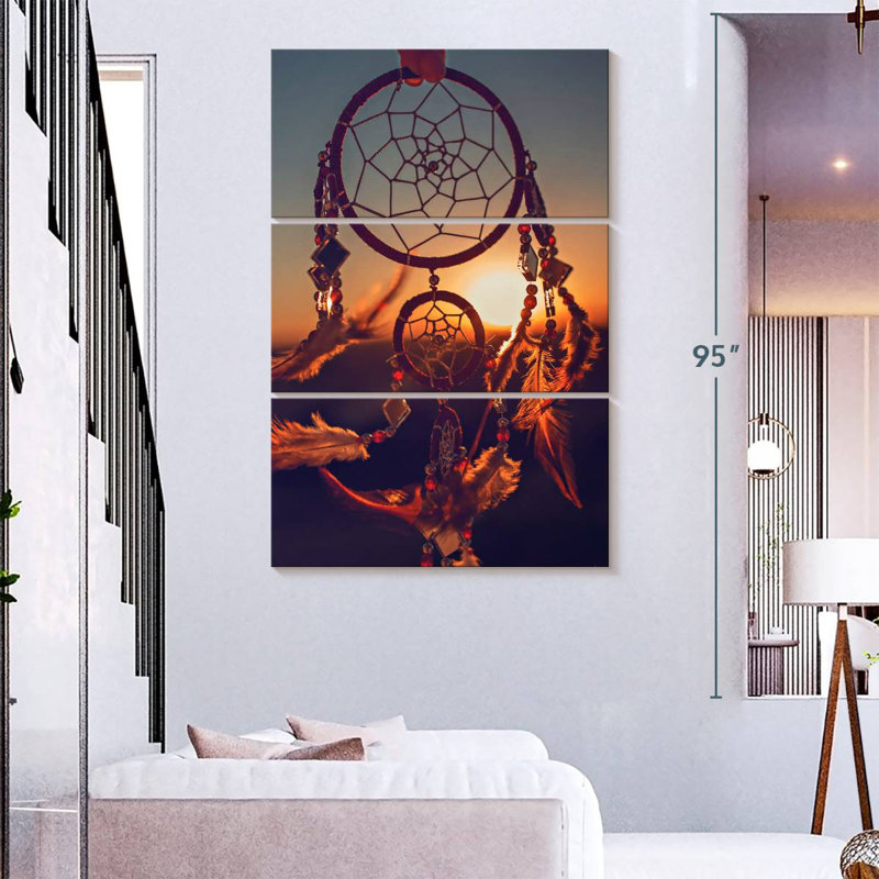 Kerner Dreamcatcher At Sunset, 74" H x 48" W