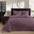 Reversible Quilted Bedspread Set with Oversized Drape