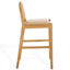 Laylie Rattan And Leather Counter Stool-1908221491