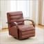 Fauteuil d'appoint moderne rembourré pivotant à 360° de 78 cm de large, avec accoudoirs en bois massif et capitonnage confortable.