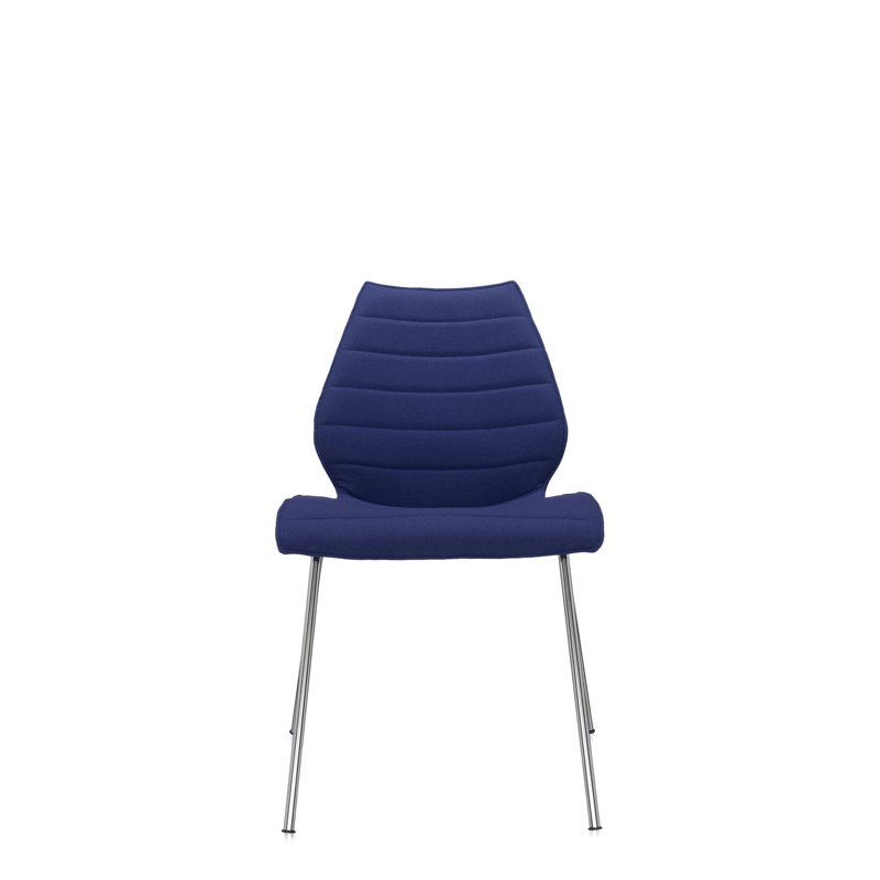 Maui Upholstered Dining Chair, Blue Trevira